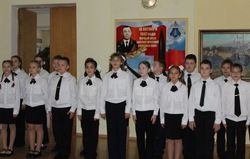 Знаменцев посвятили в кадеты 