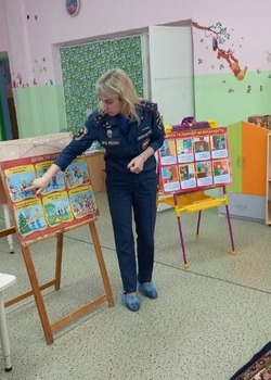 Знаменским малышам рассказали о противопожарной безопасности