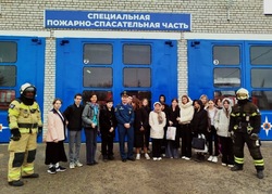 Гимназисты Знаменска посетили пожарную часть 