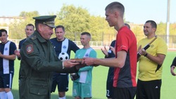 На полигоне «Капустин Яр» прошел товарищеский матч по футболу