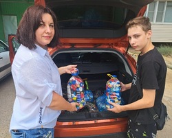 Знаменцы собрали крышки и отправили на переработку 