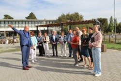Глава Знаменска провел выездное совещание на объекте благоустройства 