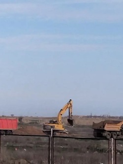 На мусорном полигоне Знаменска идут работы 