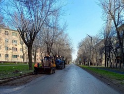 Работы по благоустройству в Знаменске продолжаются 