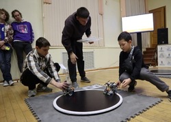Юные изобретатели Знаменска успешно выступили на зимних состязаниях по робототехнике 