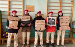 Гимназисты Знаменска подготовили посылки на СВО 