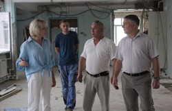 Глава Знаменска проконтролировал ход ремонта школы 236