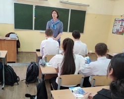 Знаменским гимназистам рассказали, как надо выбирать профессию  