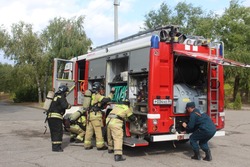 МЧС Знаменска провели пожарно-тактические учения