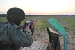 Военнослужащие Знаменского полигона борются за звание мастера 