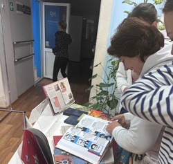 Студенты Знаменска посетили книжную выставку, посвященную Великой Отечественной войне