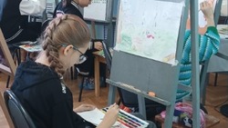Знаменцы участвуют в районном конкурсе юных художников 