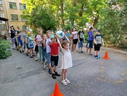 День футбола отметили в пришкольном лагере Знаменска