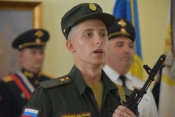 Новобранцы полигона Капустин Яр Знаменска приняли военную присягу