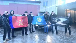 Знаменские предприниматели оправили на передовую автомобиль УАЗ