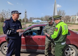 В Знаменске продолжается акция с участием военной автоинспекции и ГИБДД 