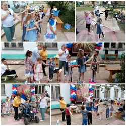 В жилых районах Знаменска отметили майские праздники