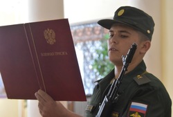 В Знаменске приняли присягу 20 солдат