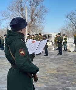 В Знаменске 180 новобранцев приняли военную присягу 