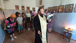 В жилом районе Знаменска прошел молебен на начало учебного года