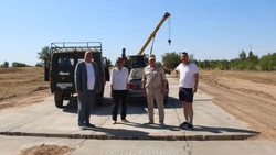 Продолжается ремонт дороги в микрорайоне Знаменска