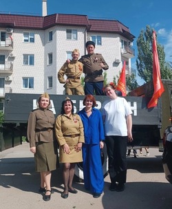 В День Победы в Знаменске работала выездная концертная бригада