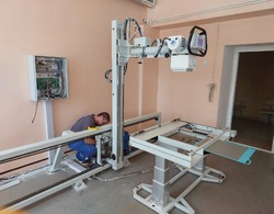 В горбольнице Знаменска устанавливают новый рентген-аппарат