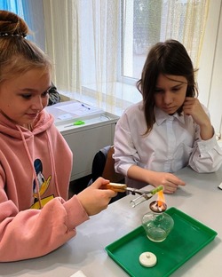 Знаменские школьники делают свои первые шаги в науку