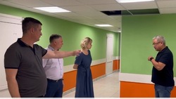 Ремонт поликлиники в Знаменске подходит к завершению 