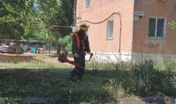Коммунальщики Знаменска обновляют пешеходные переходы 