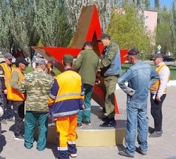 В Знаменске ведется подготовка ко Дню Победы 