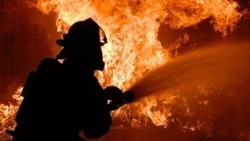 В результате пожара в Капустином Яре погиб мужчина