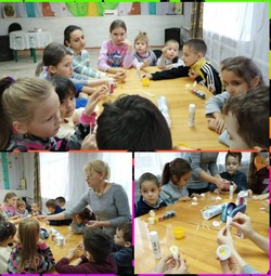 В жилых районах Знаменска провели творческие мастер-классы для детей