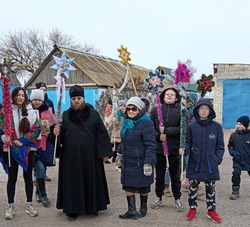 В храме Георгия Победоносца села Карустин Яр отпраздновали Рождество