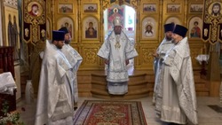 Владыка Всеволод  совершил праздничную литургию в Знаменске